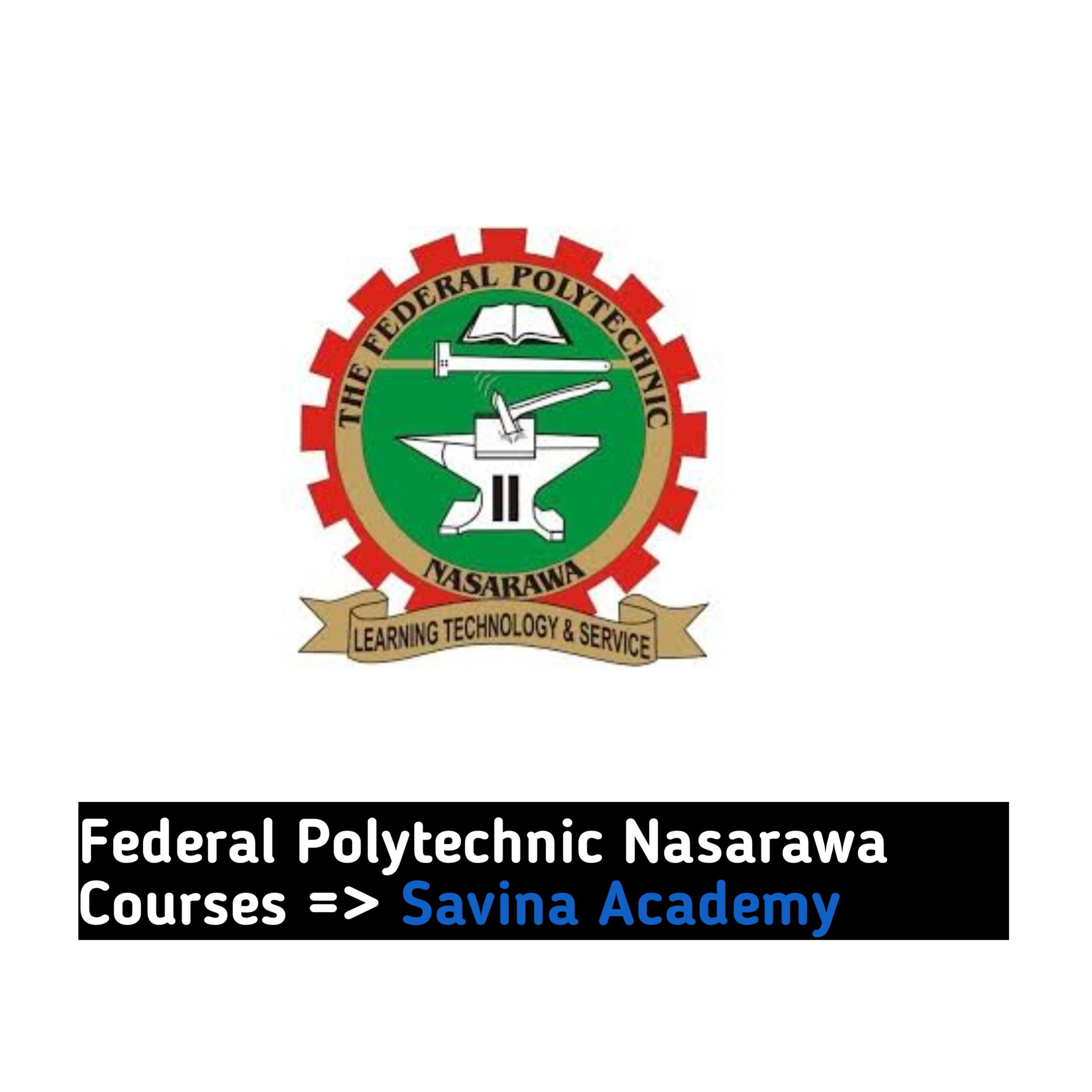 Federal Polytechnic Nasarawa Courses