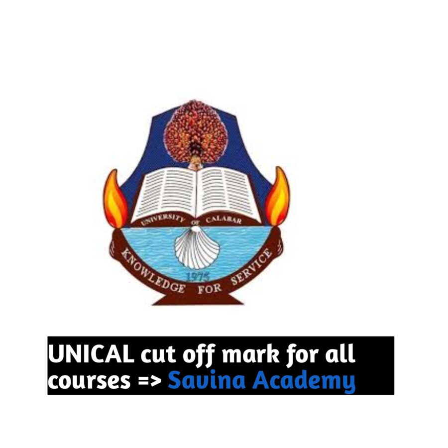 Cut off mark for all courses in UNICAL