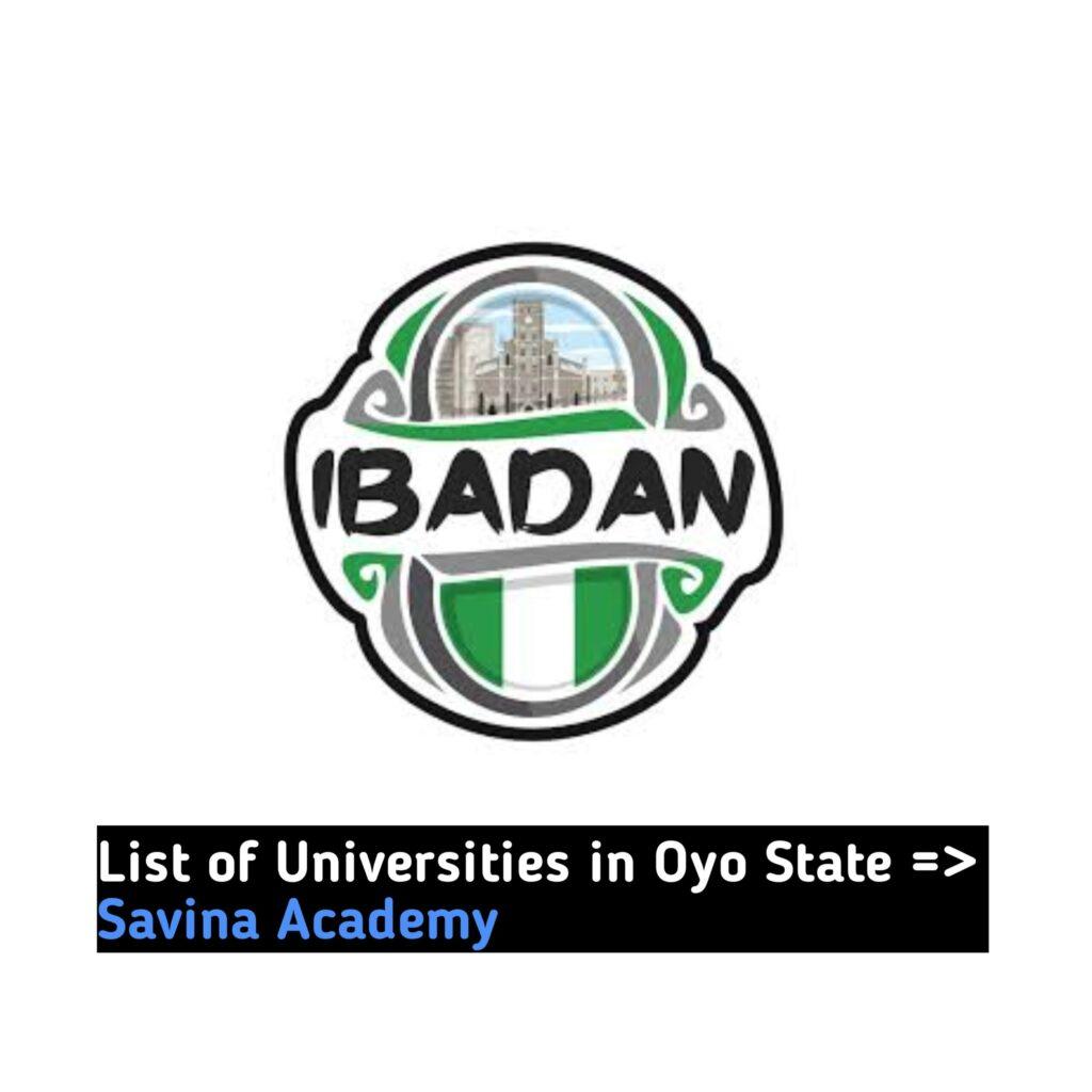 List of Universities in Oyo State