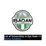 List of Universities in Oyo State