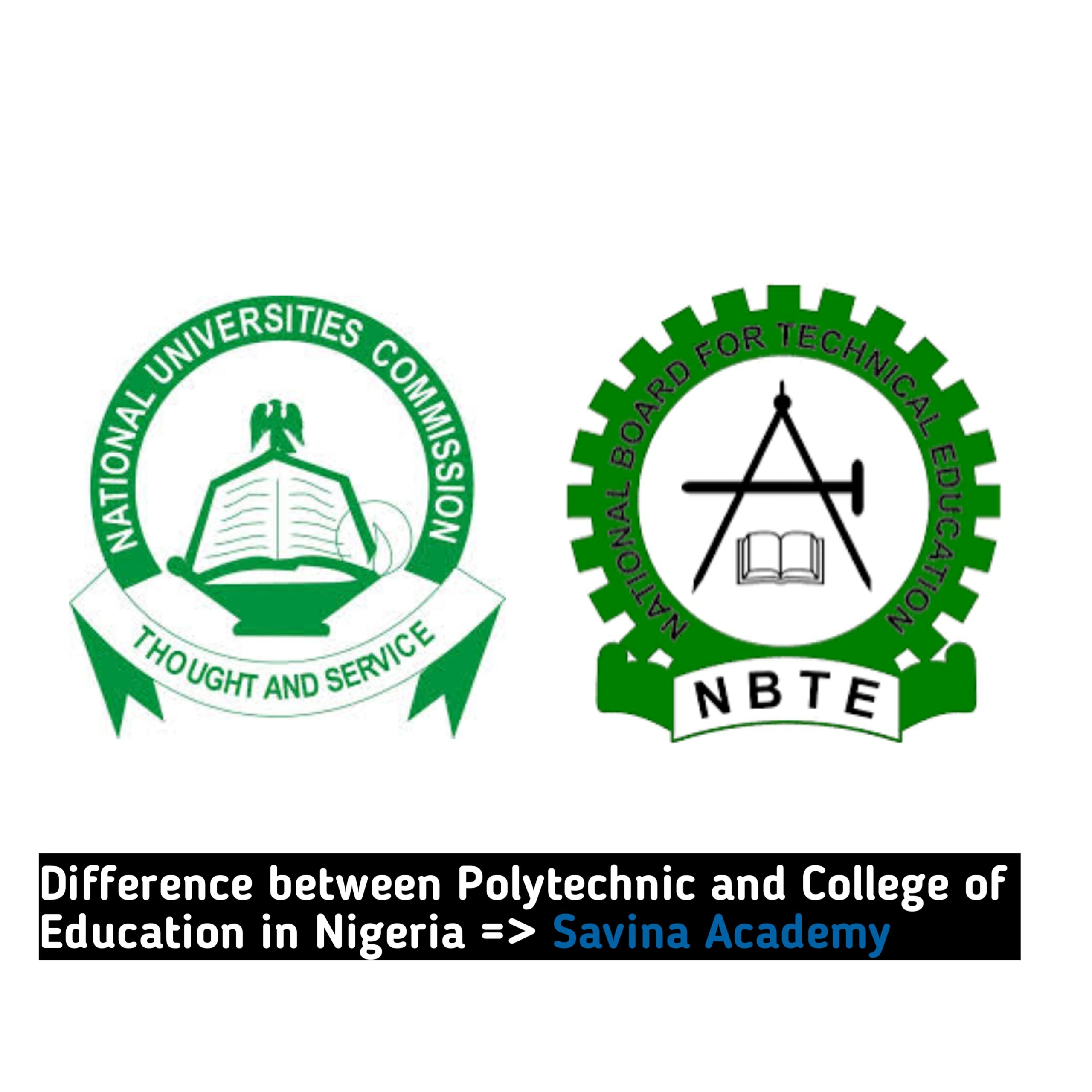 Difference between Polytechnic and College of Education in Nigeria