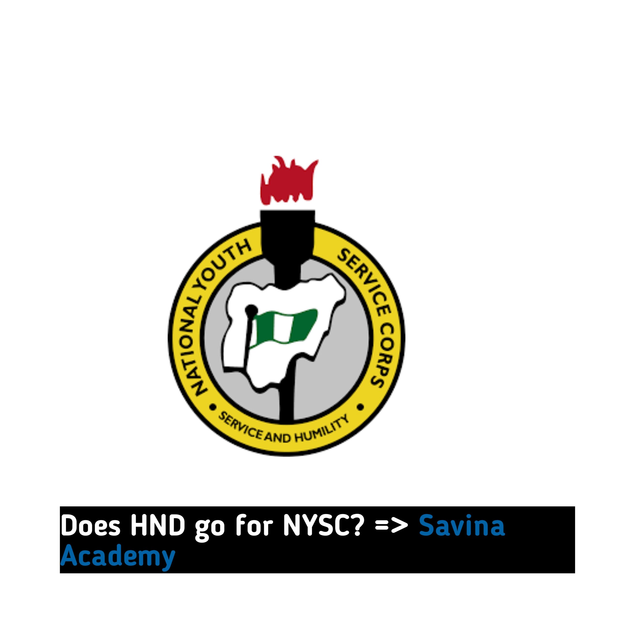 Does HND go for NYSC?