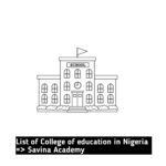 List of College of Education in Nigeria
