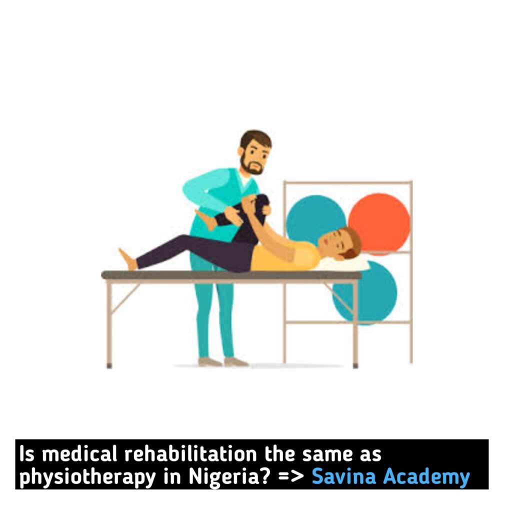 Is medical rehabilitation the same as physiotherapy in Nigeria