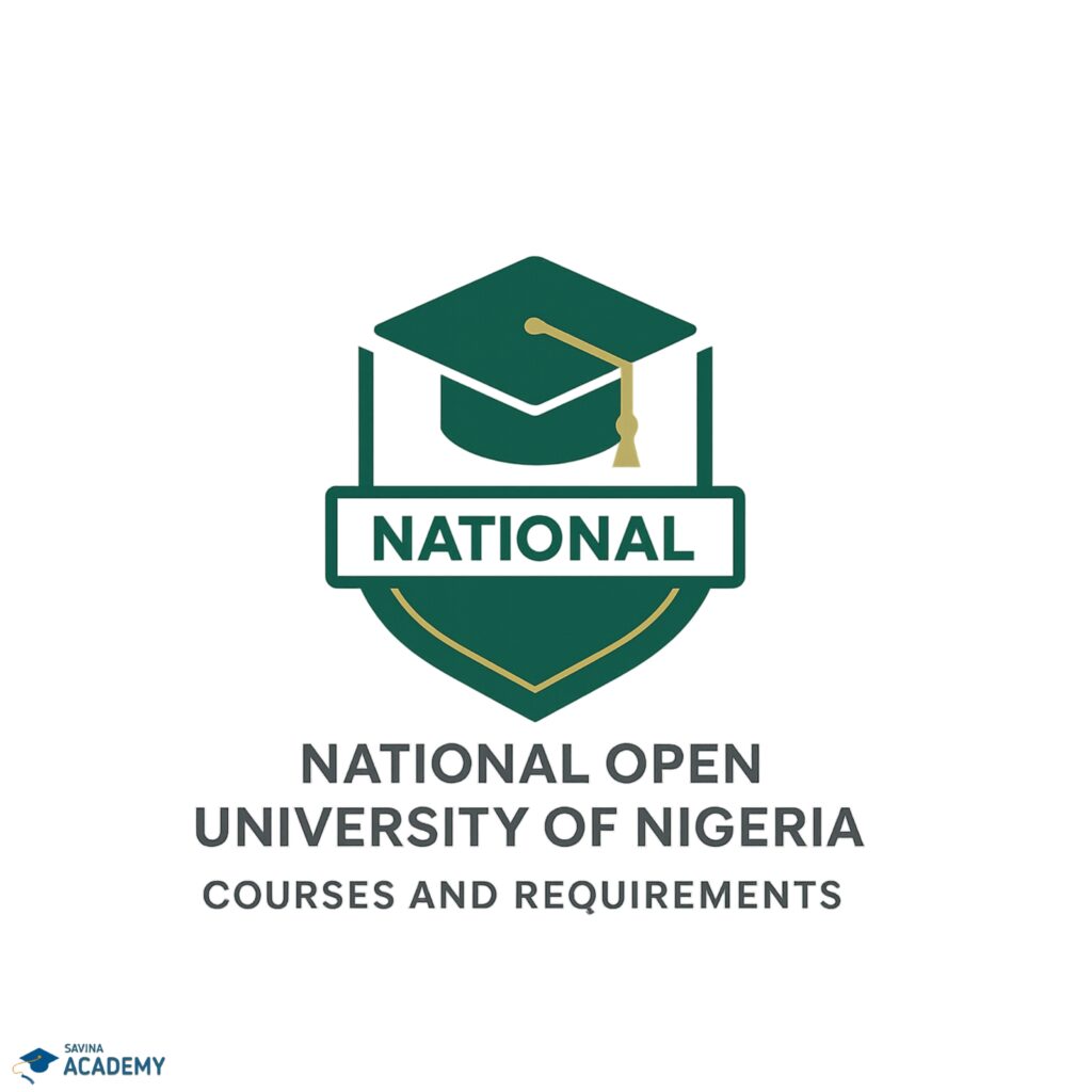National Open University of Nigeria courses and requirements