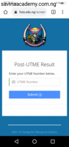 Futa Portal Login