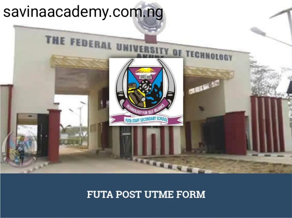 futa post utme form