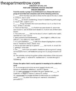 free post utme past questions and answers pdf