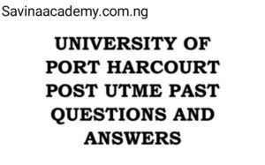 uniport post utme past questions