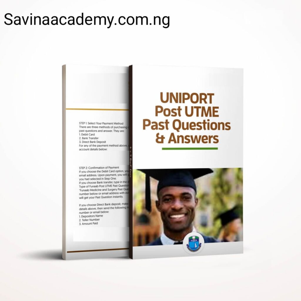 uniport post utme past questions