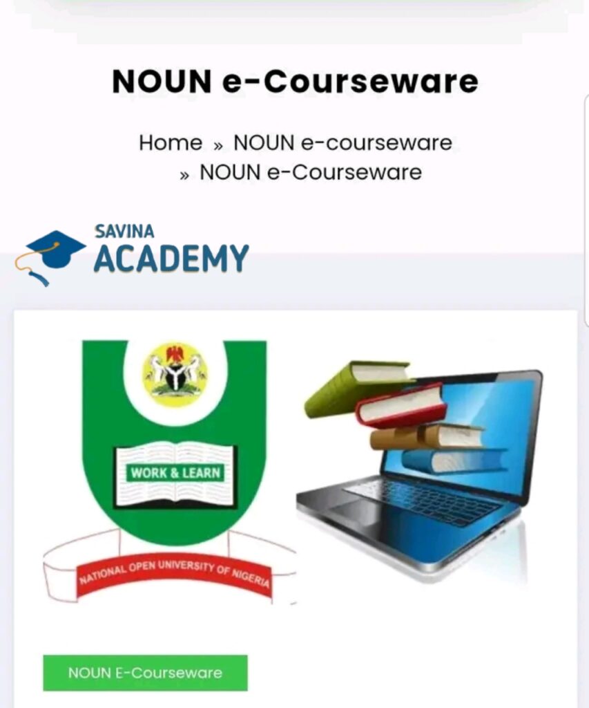 e courseware noun