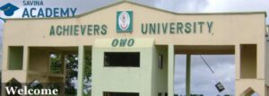 achievers university school fees