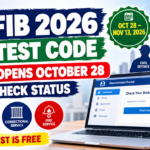 CDCFIB Drug Test Code 2026: Portal Reopens October 28, How to Check Status