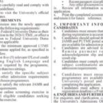 FUD Newly Approved Medical Science Programmes Admission 20262027