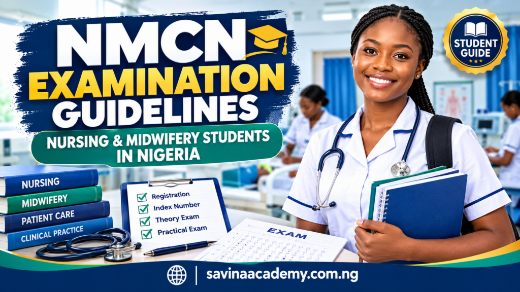 NMCN Examination Guidelines for Nursing and Midwifery Students in Nigeria