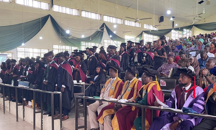 UNIOSUN VC Warns 54 Newly Inducted Medical Laboratory Scientists Against Diagnostic Errors